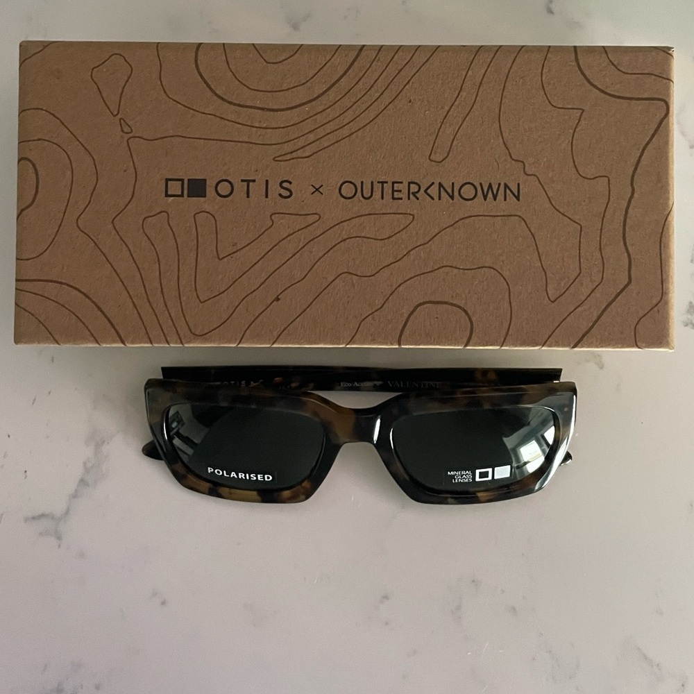 Otis X Outerknown Valentine Polarized Sunglasses Eco Sahara Havana